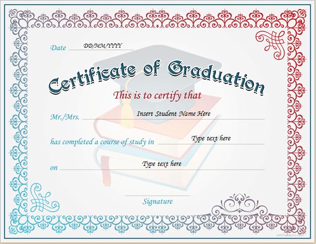 Graduation Certificate