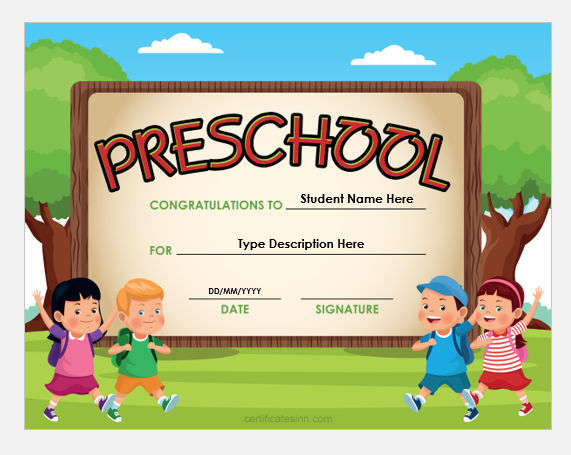 cartoon certificate templates