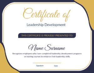 Leadership Development Certificate