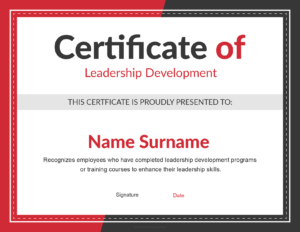 Leadership Development Certificate