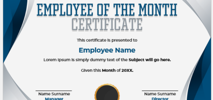 Professional Certificate Templates