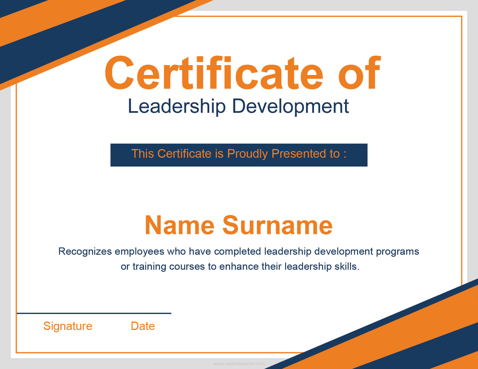 Leadership Development Certificate